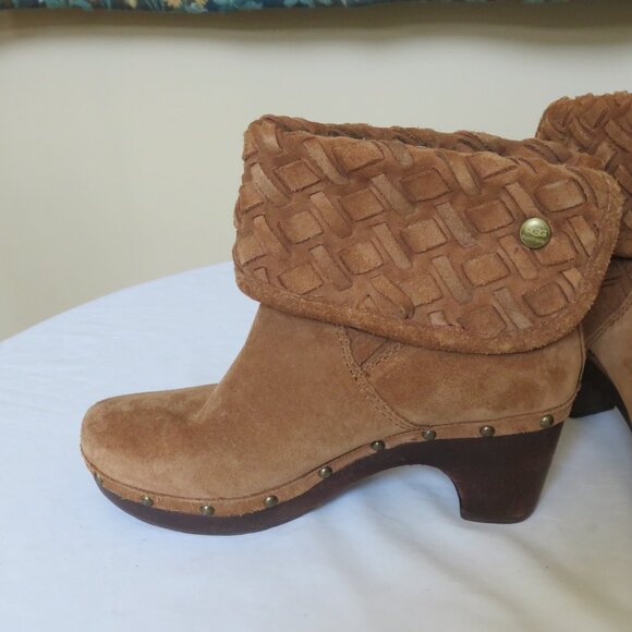 UGG 's women's Lynnea Arroyo brown suede 7 - Picture 6 of 9